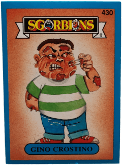 album sticker GINO CROSTINO, no. 430 — Sgorbions serie 3