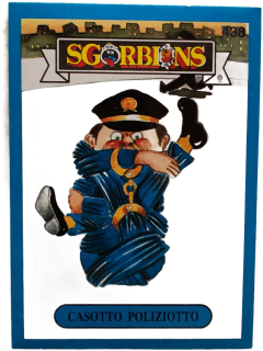 album sticker CASOTTO POLIZIOTTO, no. 438 — Sgorbions serie 3