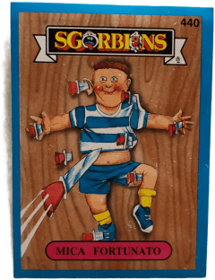 album sticker MICA FORTUNATO, no. 440 — Sgorbions serie 3