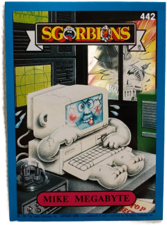 album sticker MIKE MEGABYTE, no. 442 — Sgorbions serie 3