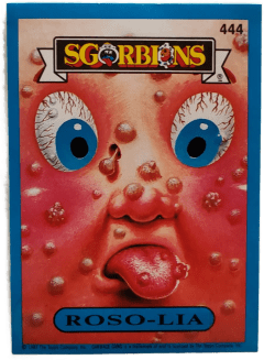 album sticker ROSO-LIA, no. 444 — Sgorbions serie 3