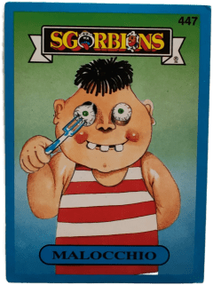album sticker MALOCCHIO, no. 447 — Sgorbions serie 3