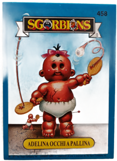 album sticker ADELINA OCCHI A PALLINA, no. 458 — Sgorbions serie 3