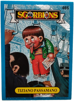 album sticker TIZIANO PASSAMANO, no. 465 — Sgorbions serie 3