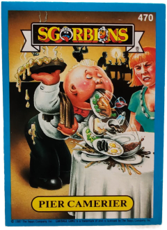 album sticker PIER CAMERIER, no. 470 — Sgorbions serie 3