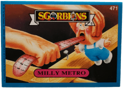 album sticker MILLY METRO, no. 471 — Sgorbions serie 3