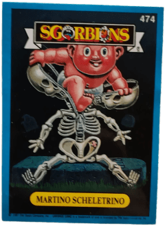 album sticker MARTINO SCHELETRINO, no. 474 — Sgorbions serie 3