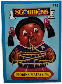 album sticker FIORINA MATASSINA, no. 476 — Sgorbions serie 3
