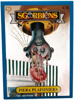 album sticker PIERA PLAFONIERA, no. 478 — Sgorbions serie 3