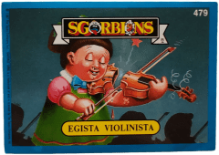album sticker EGISTA VIOLINISTA, no. 479 — Sgorbions serie 3