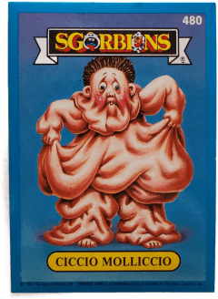 album sticker CICCIO MOLLICCIO, no. 480 — Sgorbions serie 3