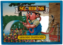 album sticker ARMANDO INAFFIANDO, no. 483 — Sgorbions serie 3