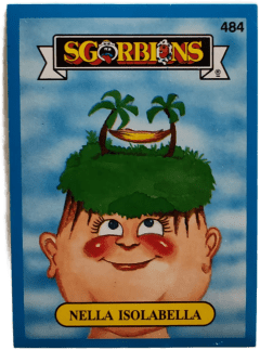 album sticker NELLA ISOLABELLA, no. 484 — Sgorbions serie 3