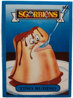 album sticker TINO BUDINO, no. 485 — Sgorbions serie 3