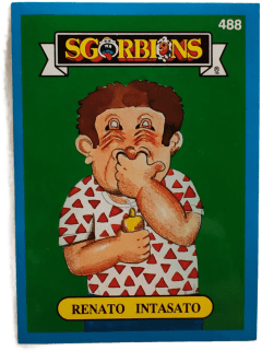 album sticker RENATO INTASATO, no. 488 — Sgorbions serie 3