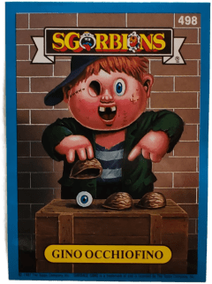 album sticker GINO OCCHIOFINO, no. 498 — Sgorbions serie 3