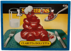album sticker CLARETTA DOLCETTA, no. 499 — Sgorbions serie 3