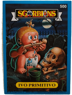 album sticker IVO PRIMITIVO, no. 500 — Sgorbions serie 3