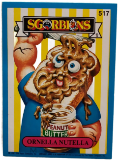album sticker ORNELLA NUTELLA, no. 517 — Sgorbions serie 3