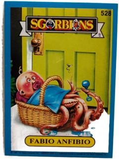 album sticker FABIO ANFIBIO, no. 528 — Sgorbions serie 3