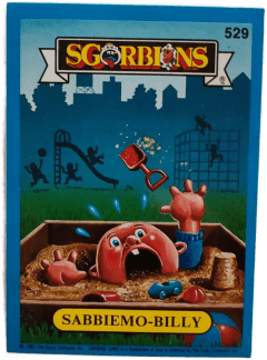 album sticker SABBIEMO-BILLY, no. 529 — Sgorbions serie 3