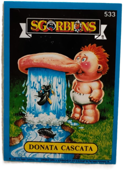 album sticker DONATA CASCATA, no. 533 — Sgorbions serie 3