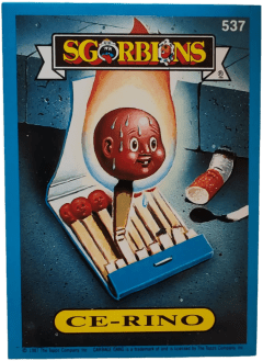 album sticker CE-RINO, no. 537 — Sgorbions serie 3
