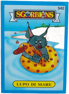 album sticker LUPO DI MARE, no. 542 — Sgorbions serie 3