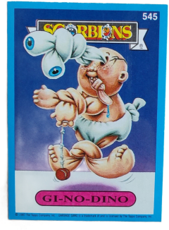 album sticker GI-NO-DINO, no. 545 — Sgorbions serie 3