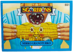 album sticker MIRKO GRANOTURKO, no. 551 — Sgorbions serie 3