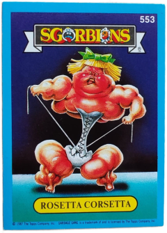 album sticker ROSETTA CORSETTA, no. 553 — Sgorbions serie 3