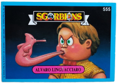album sticker ALVARO LINGUACCIARO, no. 555 — Sgorbions serie 3