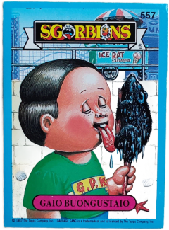 album sticker GAIO BUONGUSTAIO, no. 557 — Sgorbions serie 3