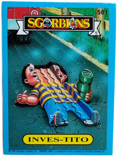 album sticker INVES-TITO, no. 561 — Sgorbions serie 3