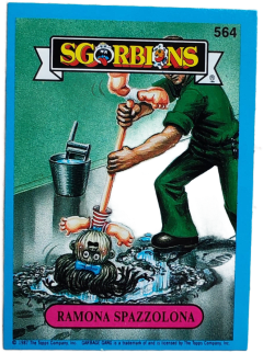 album sticker RAMONA SPAZZOLONA, no. 564 — Sgorbions serie 3