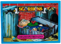 album sticker ORAZIO PUTREFAZIO, no. 567 — Sgorbions serie 3