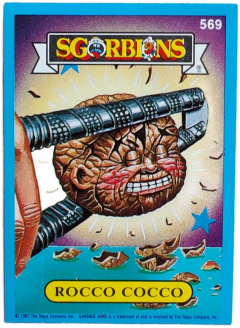 album sticker ROCCO COCCO, no. 569 — Sgorbions serie 3