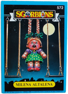 album sticker MILENA ALTALENA, no. 572 — Sgorbions serie 3