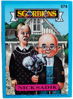album sticker NICK SADIK, no. 574 — Sgorbions serie 3