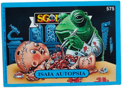 album sticker ISAIA AUTOPSIA, no. 575 — Sgorbions serie 3