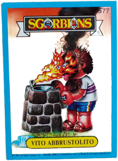 album sticker VITO ABBRUSTOLITO, no. 577 — Sgorbions serie 3