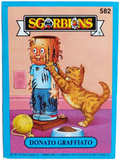 album sticker DONATO GRAFFIATO, no. 582 — Sgorbions serie 3