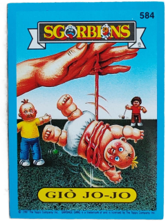 album sticker GIÒ JO-JO, no. 584 — Sgorbions serie 3