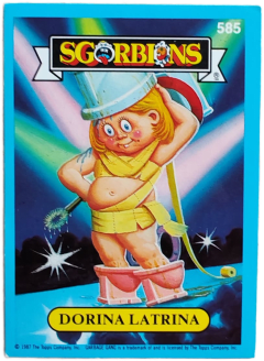 album sticker DORINA LATRINA, no. 585 — Sgorbions serie 3