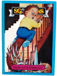 album sticker PASQUALE SCENDISCALE, no. 586 — Sgorbions serie 3