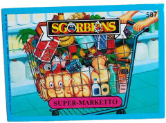 album sticker SUPER-MARKETTO, no. 587 — Sgorbions serie 3