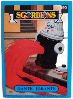 album sticker DANTE IDRANTE, no. 590 — Sgorbions serie 3