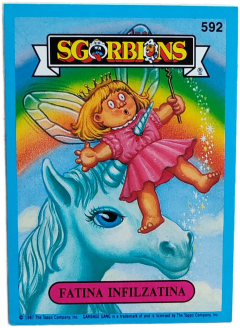 album sticker FATINA INFILZATINA, no. 592 — Sgorbions serie 3