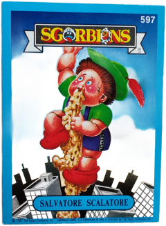 album sticker SALVATORE SCALATORE, no. 597 — Sgorbions serie 3