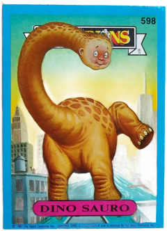 album sticker DINO SAURO, no. 598 — Sgorbions serie 3